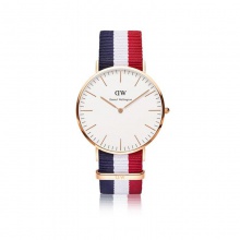 丹尼尔惠灵顿/Daniel Wellington 经典玫瑰金色 男士手表 40mm 0103DW