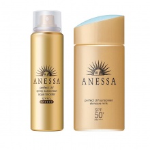 资生堂ANESSA安耐晒小金瓶防晒霜60ml（2020版）+防晒喷雾60g