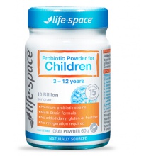 life space益倍适儿童益生菌粉60g调理肠胃3-12岁
