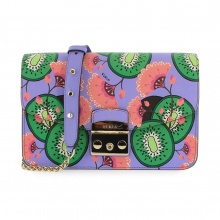 Furla 芙拉 女士多彩紫色真皮单肩包斜挎包 941797