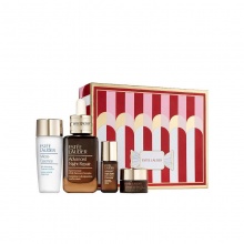 ESTĒE LAUDER 雅诗兰黛圣诞限量礼盒 第七代小棕瓶精华套装 面部护肤4件套