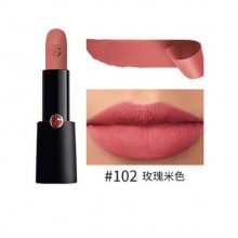 Armani 阿玛尼 红黑管挚爱雾面哑光唇膏口红4g #102玫瑰米色